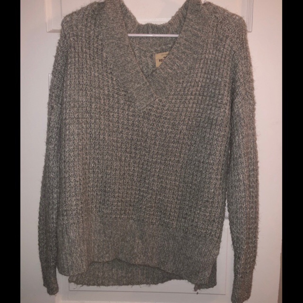 Hollister oversized fuzzy sweater